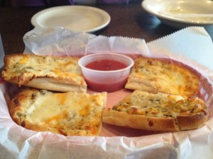 Zio's three cheese garlic bread